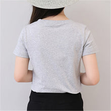 New  Women Summer T Shirt Cute Dog Letter print Fashion Short Sleeve T-shirts Tops Plus Size Female t shirts 72568 SM6