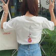 New  Women Summer T Shirt Cute Letter Print Fashion T-shirts O-Neck Tops Plus Size Female Short Sleeve t shirts 72570 SM6