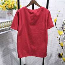 New  Women T shirts Fashion T-shirt O-neck Sequined Letter Animal Character Print Female Plus Size Tops Woman t shirt 72529 SM6