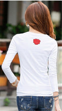 New  Women T shirts Fashion T-shirt Woman O-neck Tops Full Sleeves Print Diamonds Bling Female Plus Size t shirt 72555 SM6