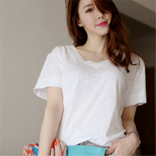 New  Women T shirts Fashion T-shirt Woman V-neck Short Sleeve Angel wings Diamond Bling Female Tops Plus Size t shirt 72538 SM6