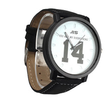 Lovers Watch Men Women Leather Relojes Quartz Wristwatch Casual Sport Couples 1314 Watches CF