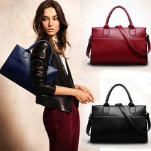 Luxury Women Leather Handbag Shoulder Bag Large Casual Tote Satchel Design Handbags CF