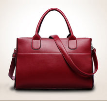 Luxury Women Leather Handbag Shoulder Bag Large Casual Tote Satchel Design Handbags CF