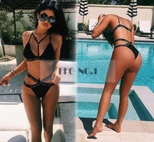 New Charming Bandage Bikinis Set Push Up Bikini Women Swimwear Sexy Bathing Suit Swimsuit Biquini maillot de bain femme HF009 CF