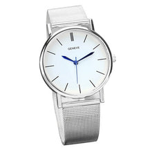 Design Reloj Mujer Rhinestone Relogio Watches Women Quartz Dress Watch GENEVA Ladies Crystal Mesh Wrist Watch Gold CF