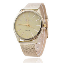 Design Reloj Mujer Rhinestone Relogio Watches Women Quartz Dress Watch GENEVA Ladies Crystal Mesh Wrist Watch Gold CF