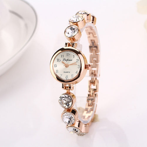 Design LVPAI Arrive Watches Women Rhinestone Luxury Watches Quartz Clock Dress Watch Ladies Wristwatch CF