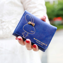 Famous Women's Purse Lady Girls Cute Bunny Clutch Purses Short Design Wallet Matte Retro Wallet Card Holder Handbag CF