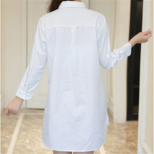 New Fashion  Korean Style Embroidery Bird Shirt Women Blouses Woman Loose Tops Full Sleeve Long Blusas 72597 SM6