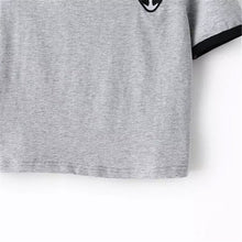 New Fashion European Style Women T-shirt  Summer O-neck Short Sleeve Embroidered Alien T Shirts Female Harajuku Tops 31405 SM6