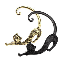 Gothic Punk Temptation Cat Bite Ear Cuff Wrap Aretes Women Cute Earrings Jewelry CF