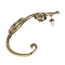 Gothic Punk Temptation Cat Bite Ear Cuff Wrap Aretes Women Cute Earrings Jewelry CF