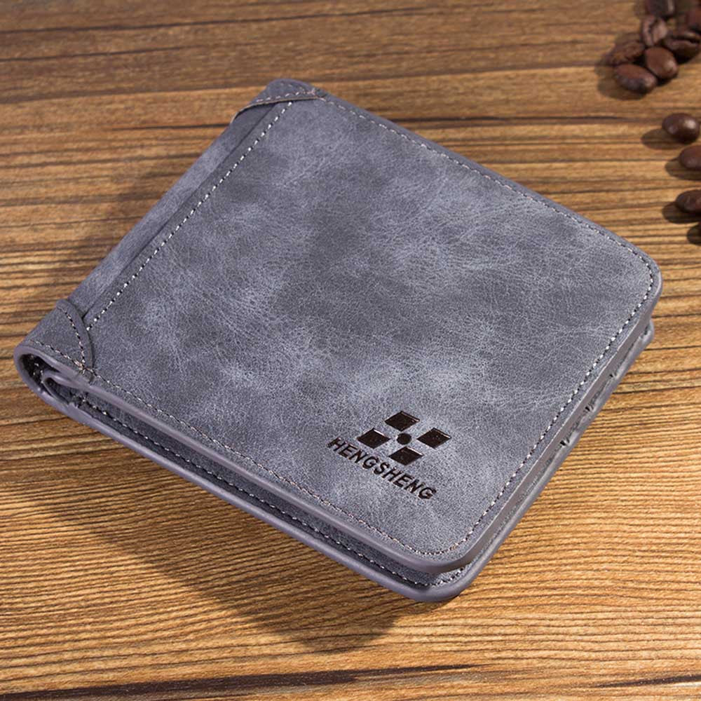 Multifunction Man Wallets 3 Colors Mens Matte Design Luxury Business Wallet Card Holder Pocket Purse Pounch CF