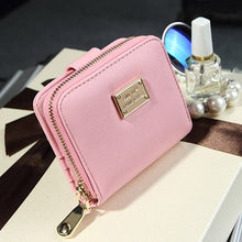 Multifunction Women's Purse Wallets 3 Colors Leather Zipper Wallet Card Holder Pocket Purse Bolsa CF
