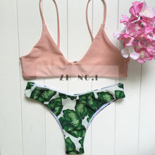New Retro Style Bikini Sets Crop top Bikini High neck Swimsuit Bikini Set Retro Swimwear Women Vintage Biquini Beachwear N66 CF