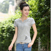 New Summer  Women Korean Style T Shirt Loose Butterfly Print T-Shirt Fashion Short Sleeve Plus Size Top 71647 SM6