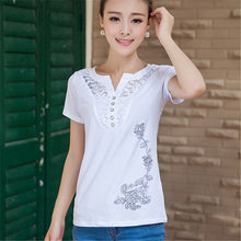 New Summer  Women Korean Style T Shirt Loose Butterfly Print T-Shirt Fashion Short Sleeve Plus Size Top 71647 SM6
