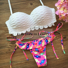 New bikini swimsuit bikinis women vintage vs swimwear Push up Bikini Set Retro Swimsuit Brazilian Swimwear Beach Bathing Suit CF