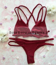 New bikini swimsuit bikinis women vintage vs swimwear Push up Bikini Set Retro Swimsuit Brazilian Swimwear Beach Bathing Suit CF