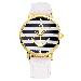 ly Design Relojes Mujer Women Watch Multi Color Striped Anchor PU Leather Strap Dress Watches Relogio Clock CF