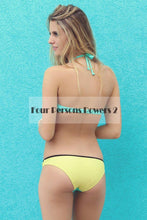 Beach Fahion Young Birls Swimwear Sexy Hollow Out Gold Chain String Halter Bikini Low waist Bikini set CF