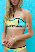 Beach Fahion Young Birls Swimwear Sexy Hollow Out Gold Chain String Halter Bikini Low waist Bikini set CF